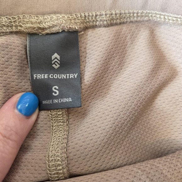 Free Country "Explore Trail to Town" Skort - Tan, Size Small Women's New Sporty - Picture 5 of 12